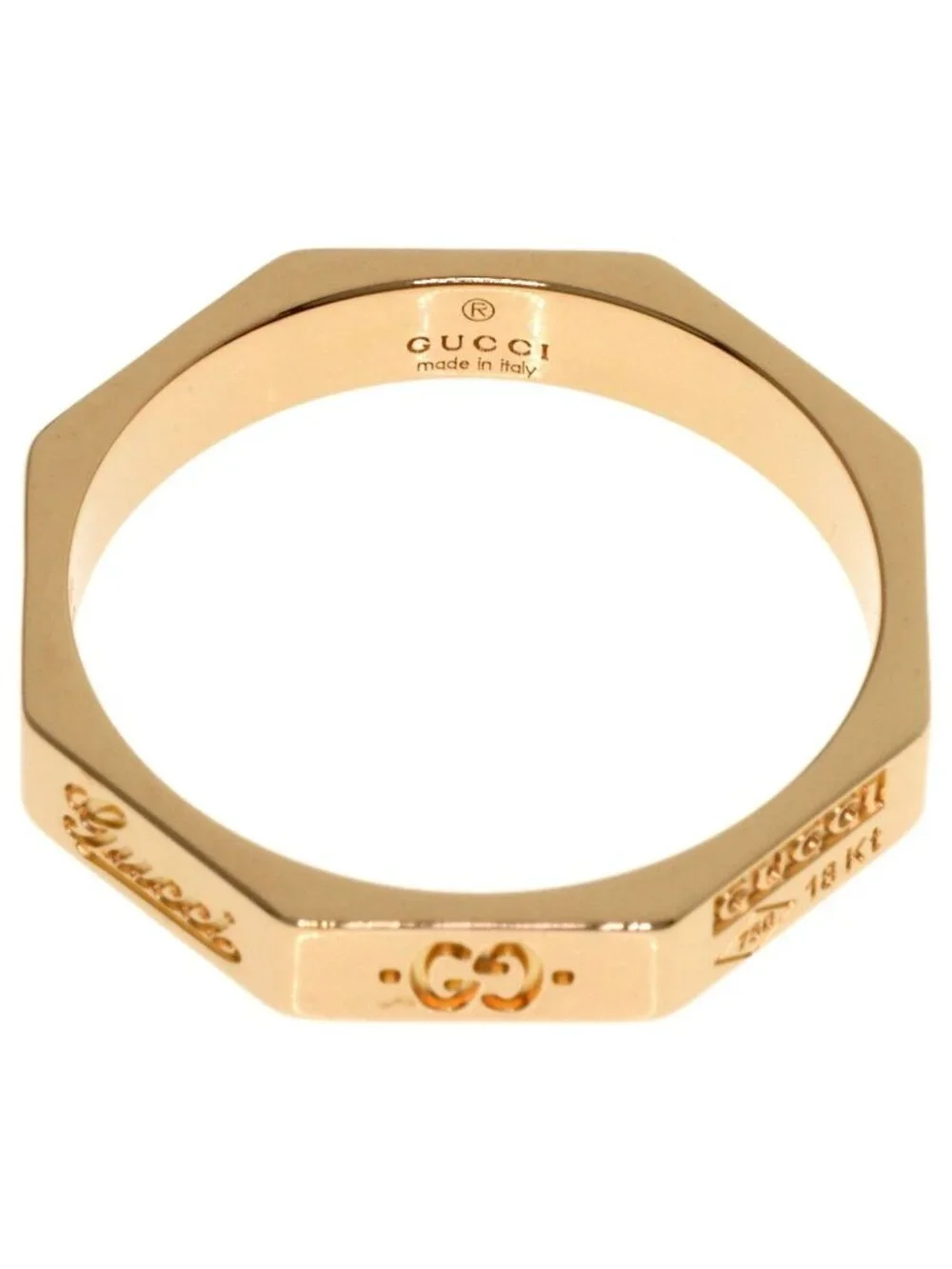 Gucci Octagon Ring 18k Pink Gold
